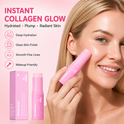 Pink Collagen Multi Balm – Hydrating Glow Stick for Firmer, Radiant Skin
