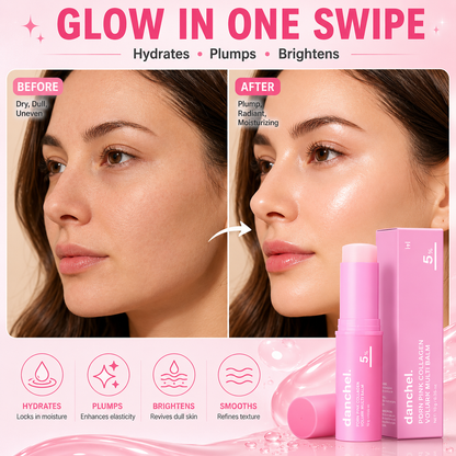 Pink Collagen Multi Balm – Hydrating Glow Stick for Firmer, Radiant Skin