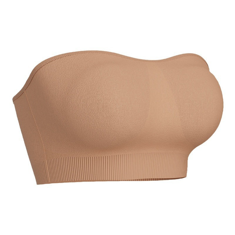Womens Strapless Seamless Bandeau Bra